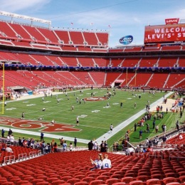 a football stadium of the 49ers